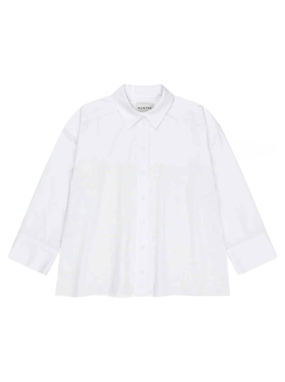 MUNTHE Contario Blouse – Wit-100% katoen-DAMES TOPS & BLOUSES-Wit