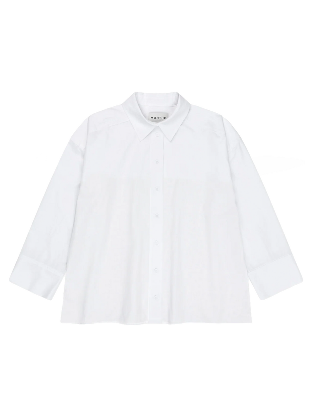 MUNTHE Contario Blouse – Wit-100% katoen-DAMES TOPS & BLOUSES-Wit