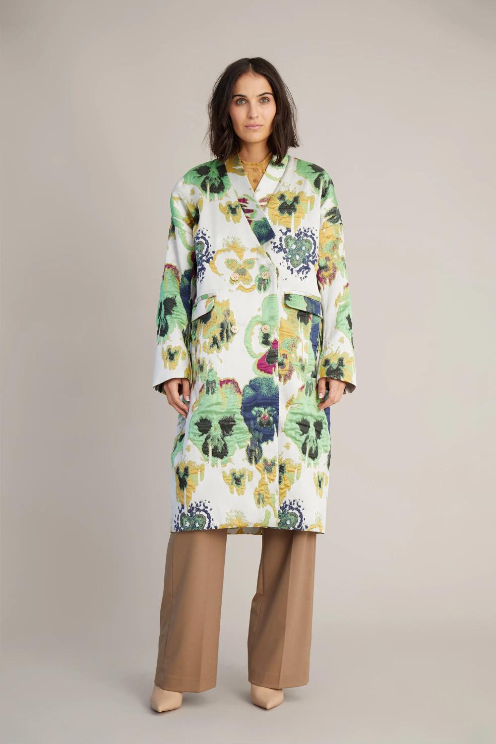 MUNTHE jas DRIMROSE-88% polyester, 12% polyamide-DAMES JASSEN & JACKS-Groen