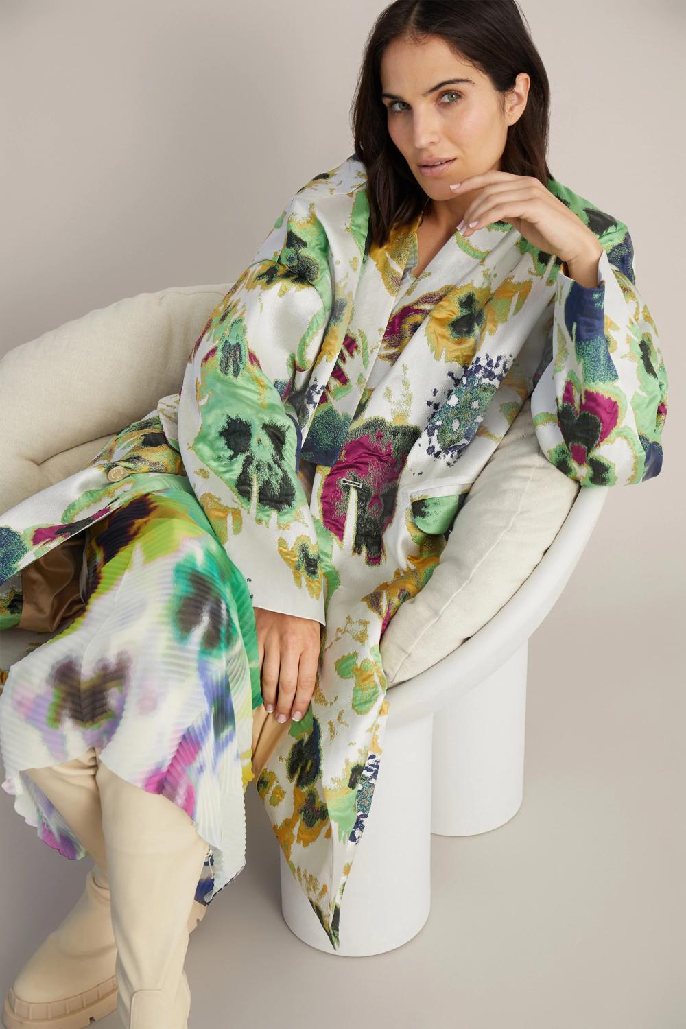 MUNTHE jas DRIMROSE-88% polyester, 12% polyamide-DAMES JASSEN & JACKS-Groen