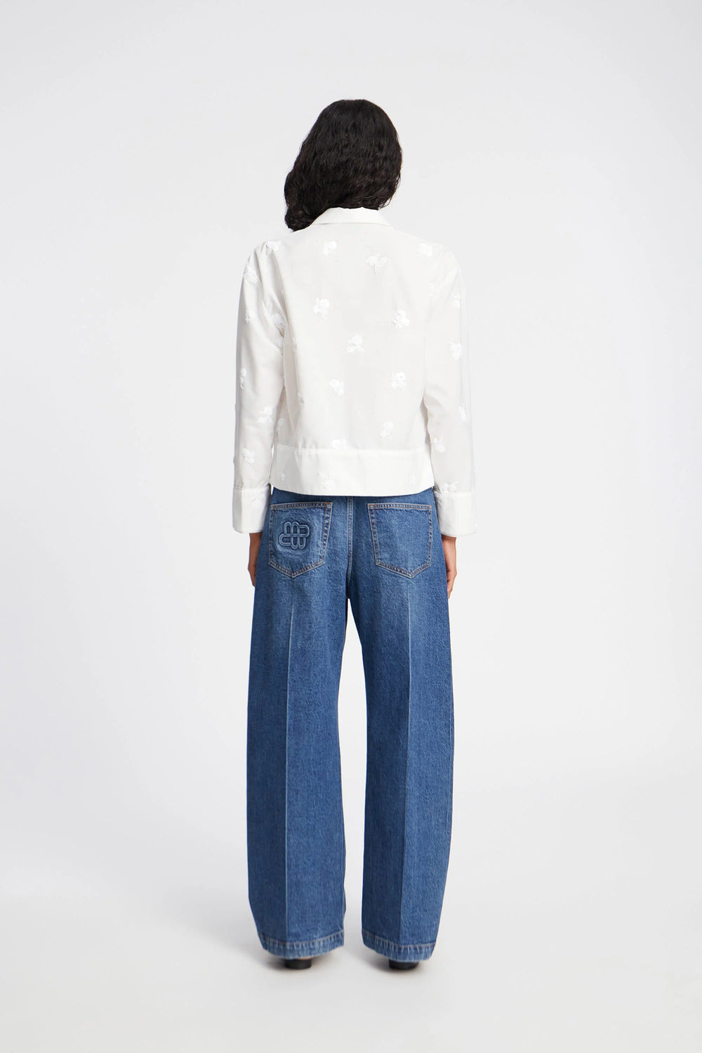 MUNTHE Kaseia Blouse – Ivory-50% katoen, 50% polyester-DAMES TOPS & BLOUSES-Room