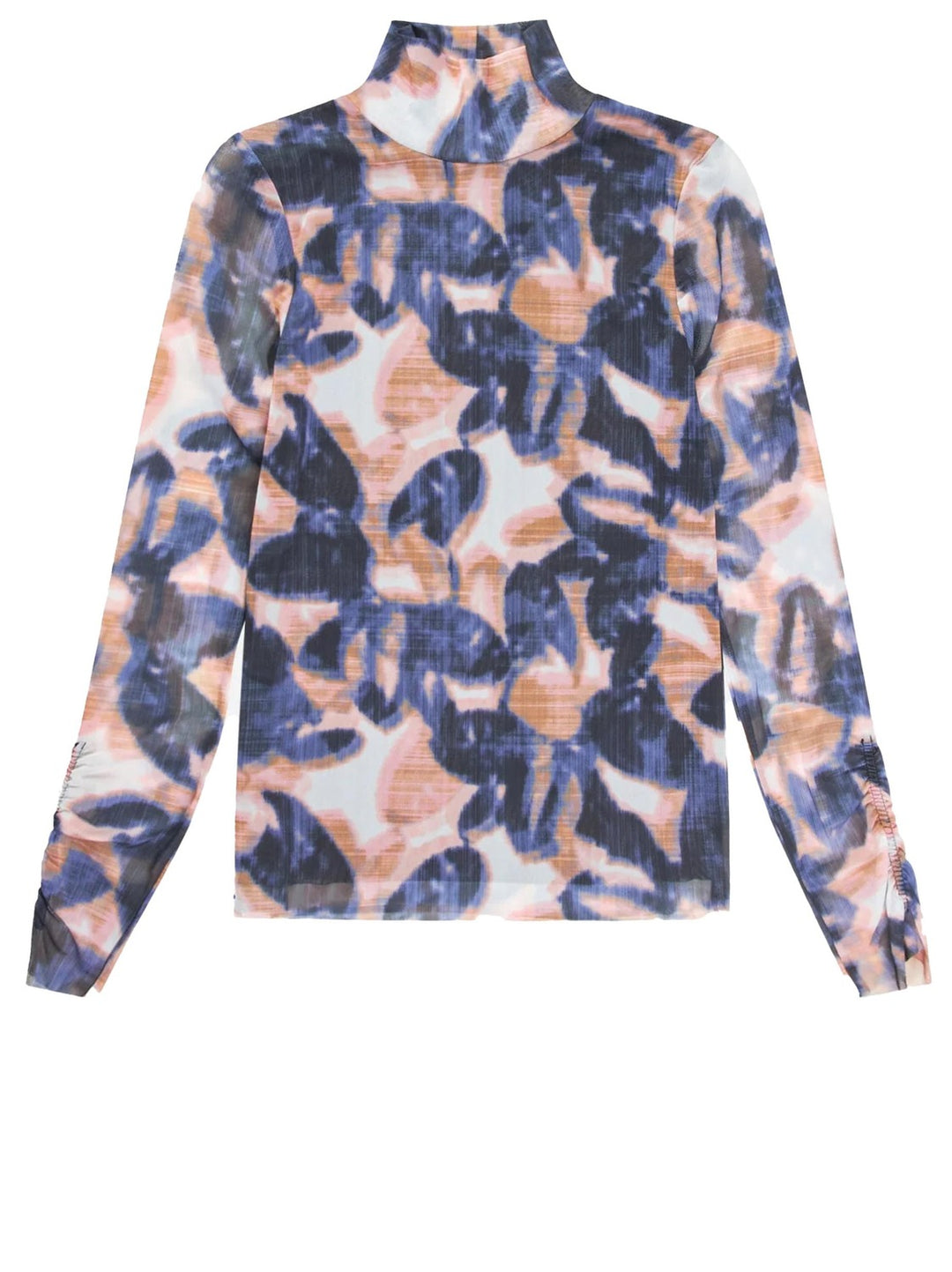 MUNTHE LENEA top-94% Polyester(Recycled) / 6% Elastane -DAMES TOPS & BLOUSES-Blauw