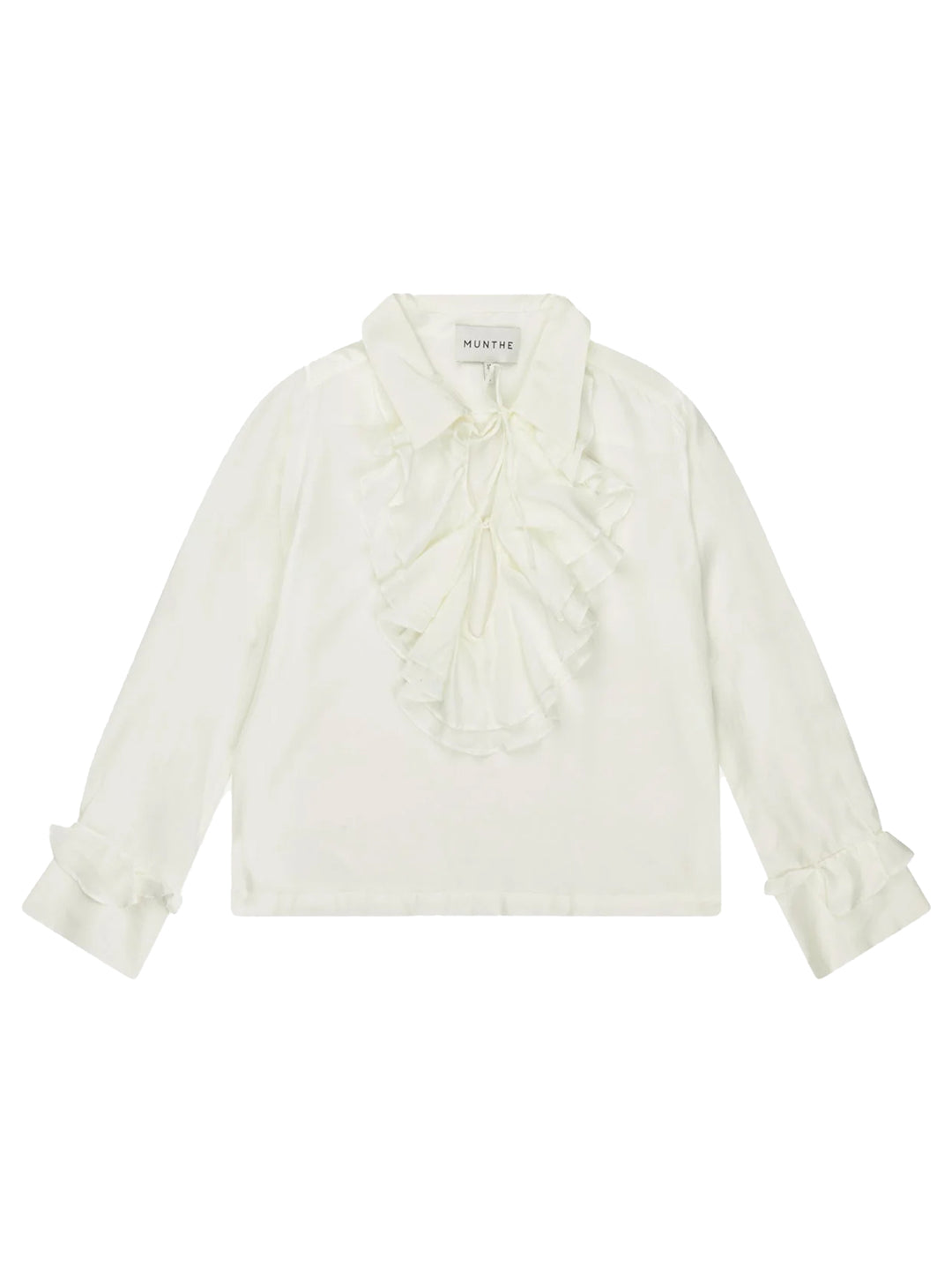 MUNTHE Lesienna Blouse – Room-80% viscose, 20% zijde-DAMES TOPS & BLOUSES-Room