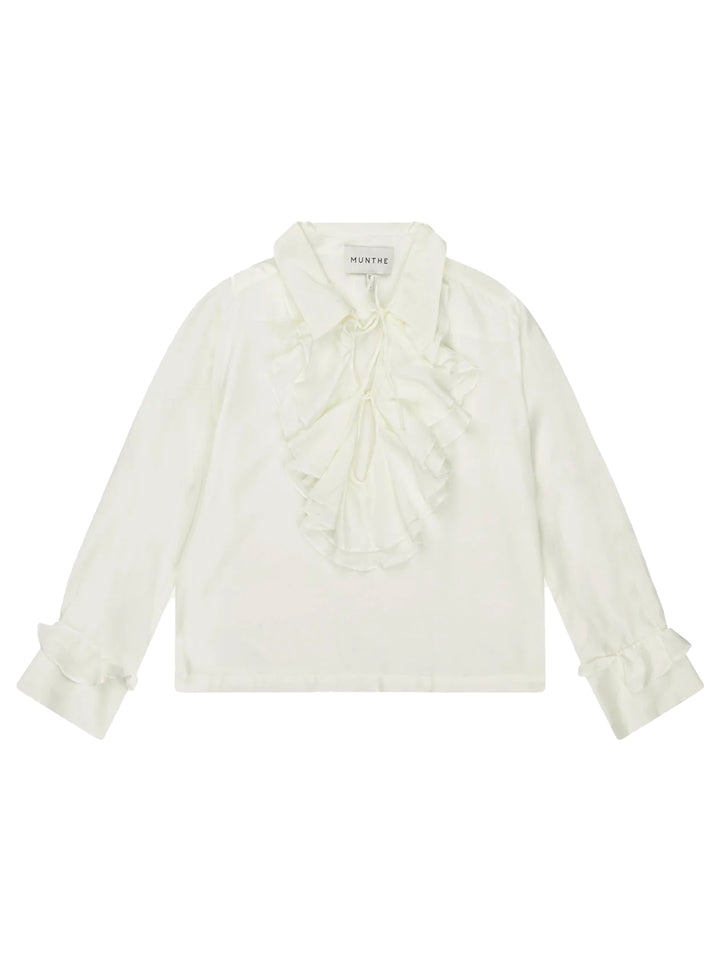 MUNTHE Lesienna Blouse – Room-80% viscose, 20% zijde-DAMES TOPS & BLOUSES-Room