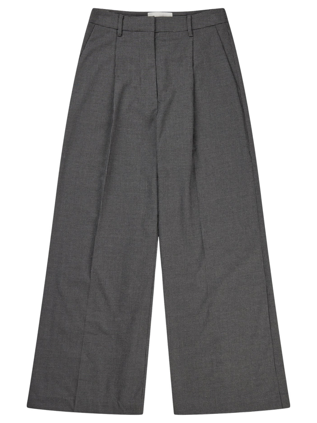 MUNTHE Lupon Pantalon – Charcoal-64% polyester, 33% viscose, 3% elasthaan-DAMES BROEKEN-Antraciet