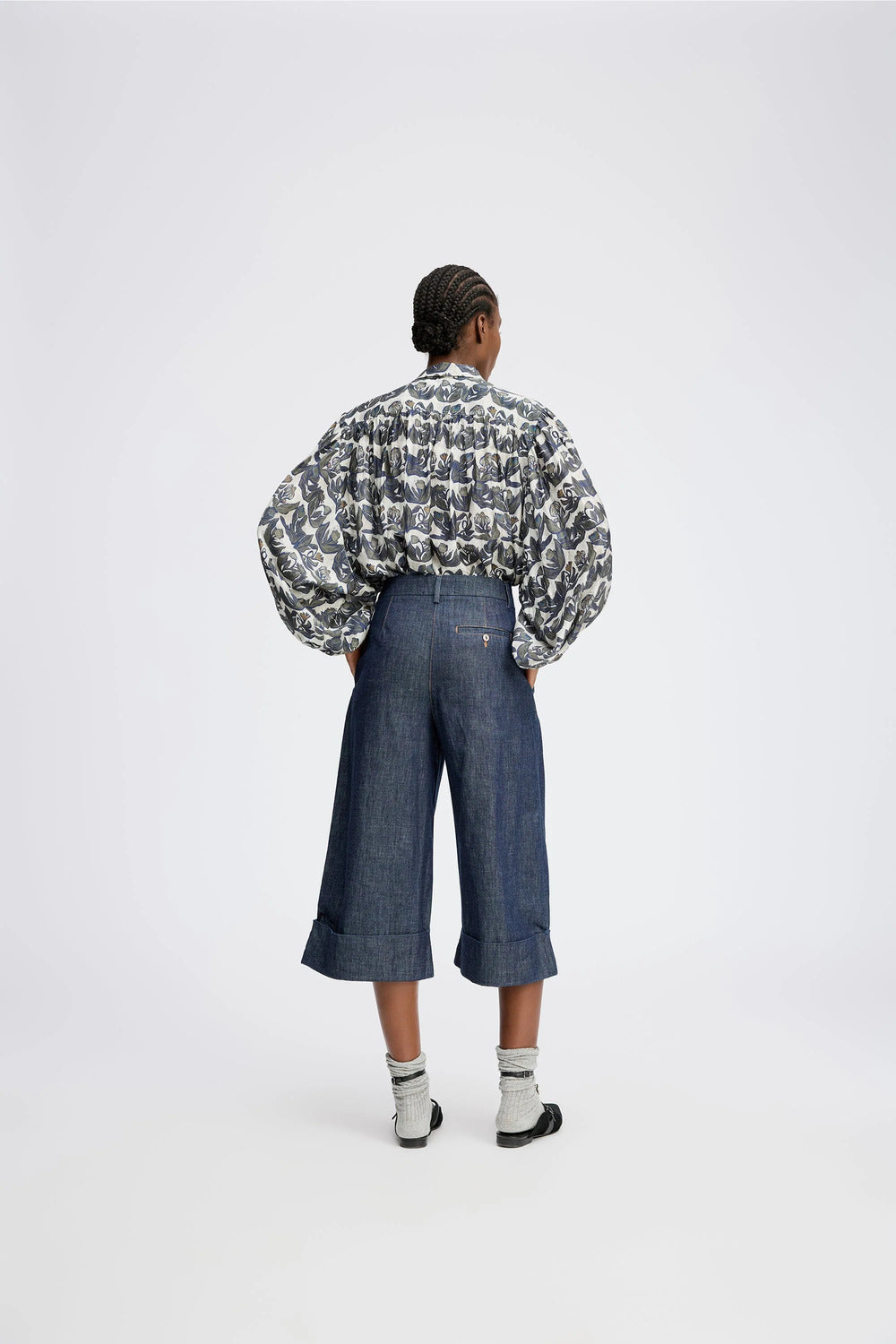 MUNTHE Lynx Blouse – Mix-80% viscose, 20% zijde-DAMES TOPS & BLOUSES-Groen