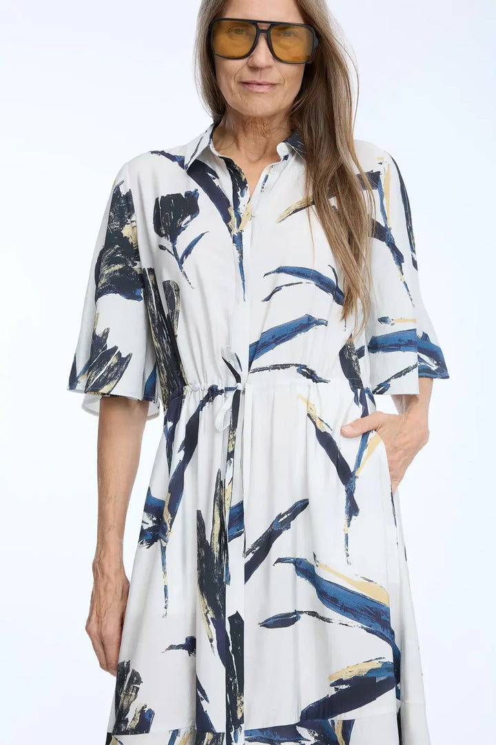 MUNTHE Nanny jurk – Print kit -85% viscose, 15% polyamide-DAMES JURKEN-Divers