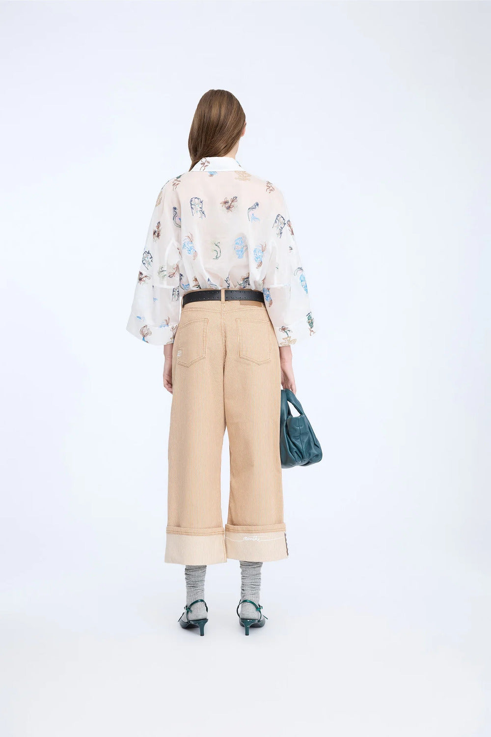 MUNTHE Nilsa blouse – Wit-100% polyester-DAMES TOPS & BLOUSES-Room
