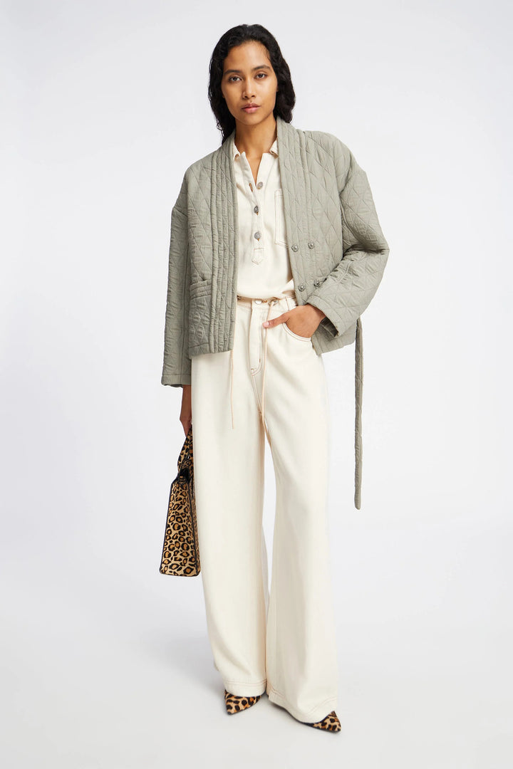 MUNTHE Obey Pantalon – Kit-100% tencel-DAMES BROEKEN-Beige