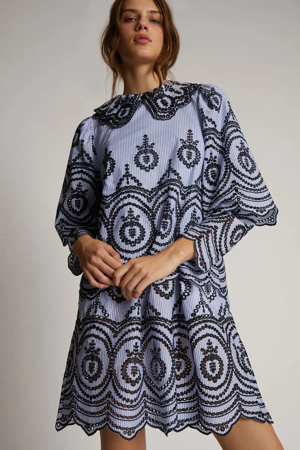 MUNTHE OCHO top-100% Organic Cotton-DAMES TOPS & BLOUSES-Blauw