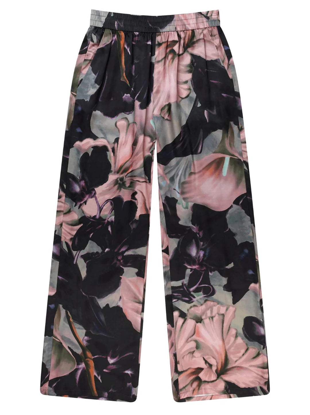 MUNTHE pantalon ACTIVE-100% viskose-DAMES BROEKEN-Roze