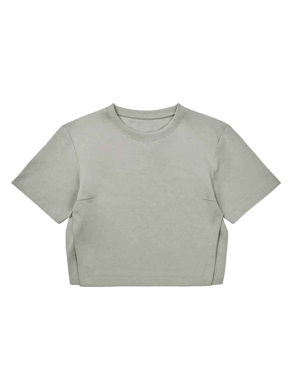 MUNTHE Rach Top – Grijs-100% katoen <br />Lace: 100% polyamide-DAMES TOPS & BLOUSES-Grijs