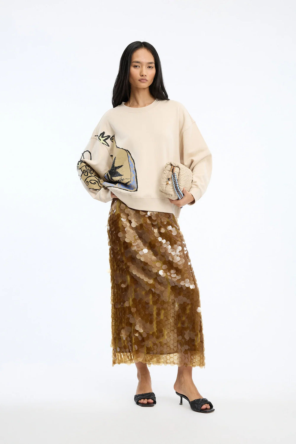 Munthe Rarsnima Trui – Sweater-100% katoen-DAMES TRUIEN & VESTEN-Beige