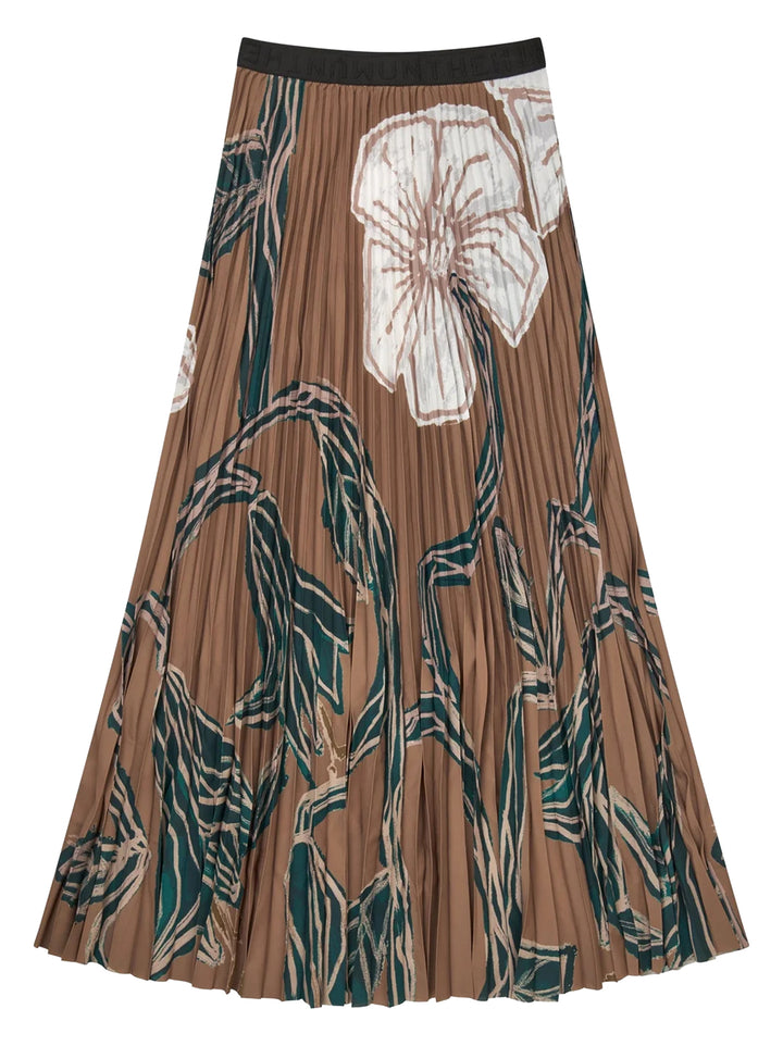 MUNTHE Taulla rok – Bruin-100% polyester-DAMES ROKKEN-Bruin