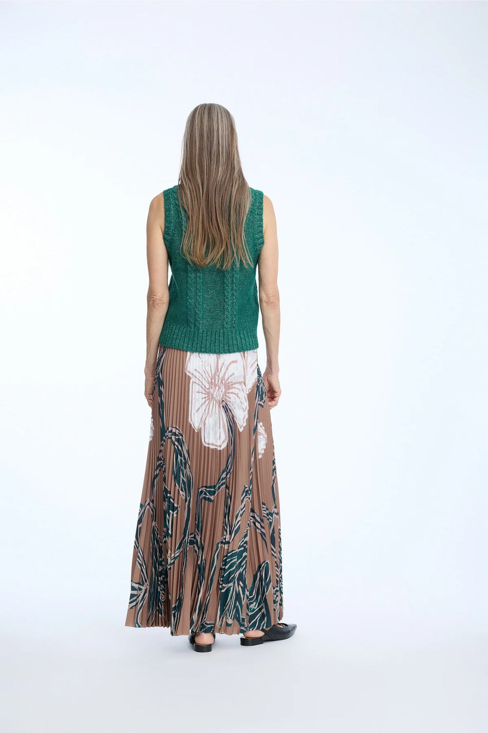 MUNTHE Taulla rok – Bruin-100% polyester-DAMES ROKKEN-Bruin