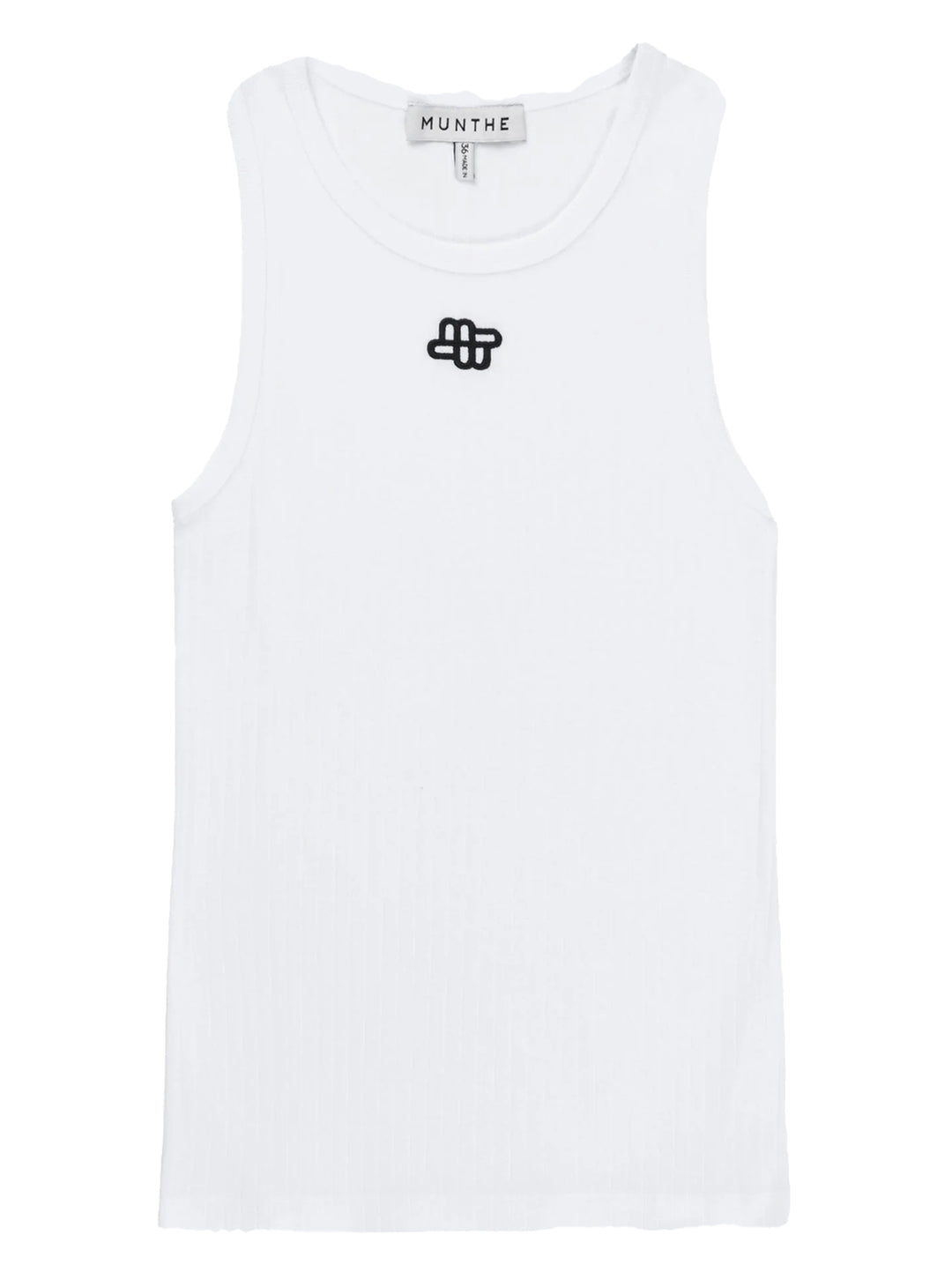 MUNTHE Tezza top – Wit-100% katoen-DAMES TOPS & BLOUSES-Wit