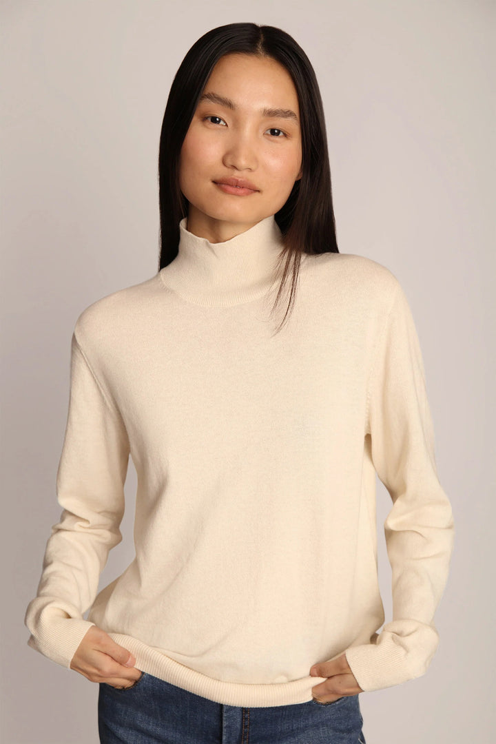 MUNTHE trui GOLDILOCK creme-55% RWS Extrafine Merino / 45% Cotton-DAMES TRUIEN & VESTEN-Room