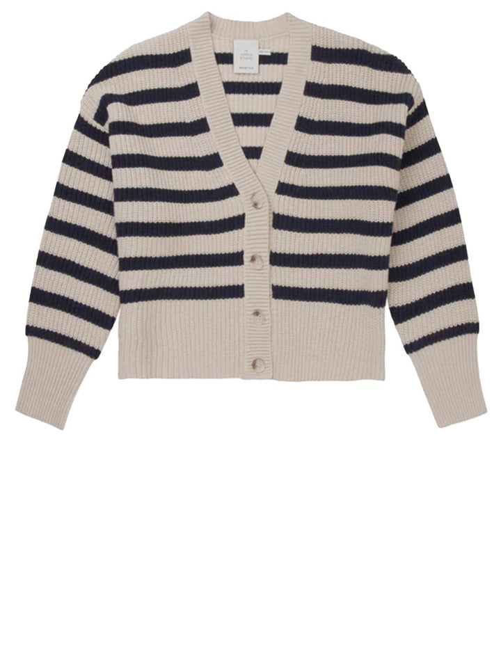 MUNTHE TUPPER gebreid vest-60% katoen, 30% polyamide, 10% wol-DAMES TRUIEN & VESTEN-Beige