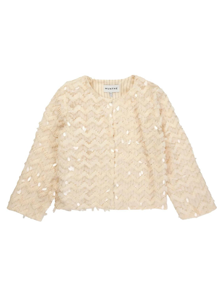 MUNTHE vest MOOLINU-100% polyester-DAMES TRUIEN & VESTEN-Beige