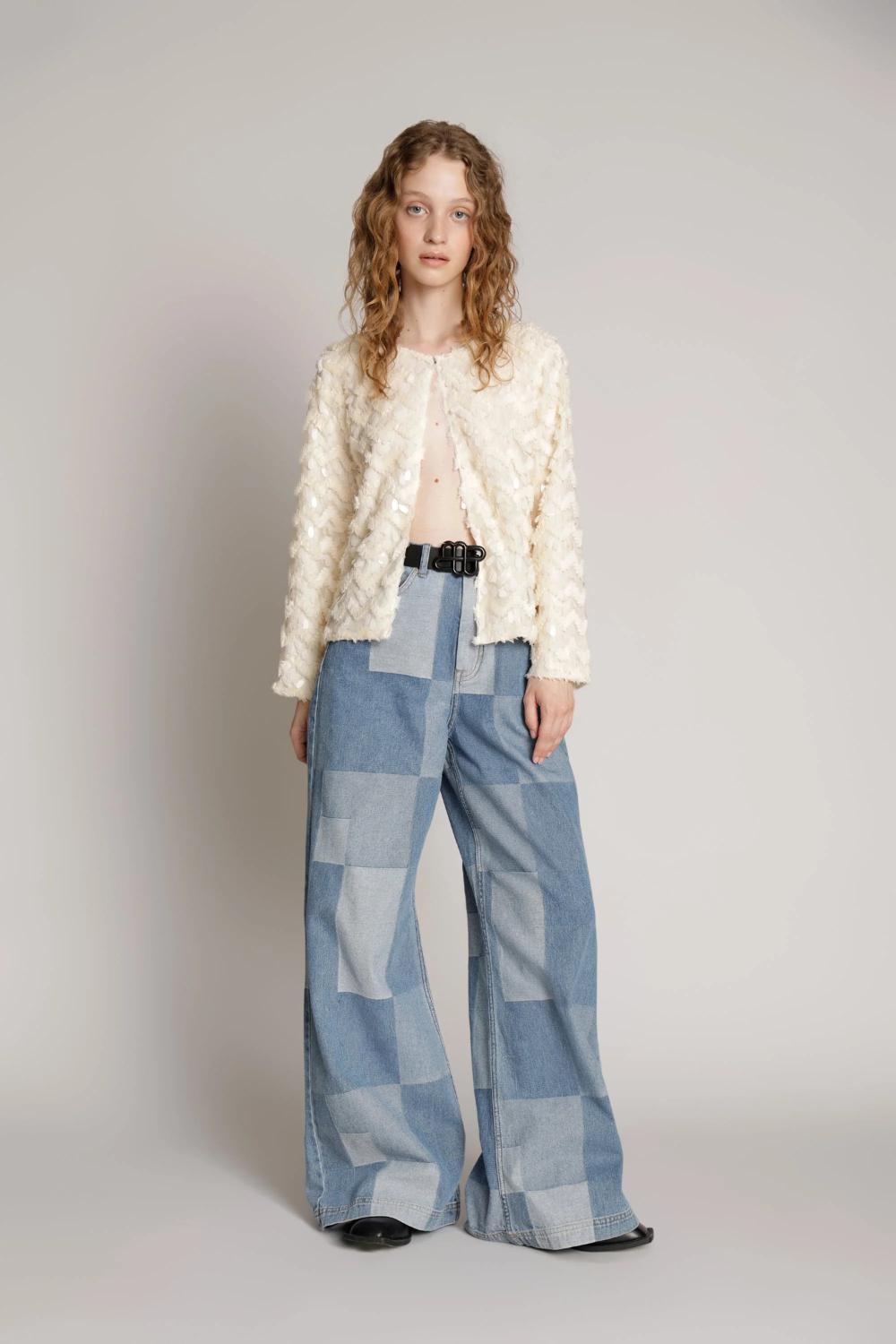 MUNTHE vest MOOLINU-100% polyester-DAMES TRUIEN & VESTEN-Beige