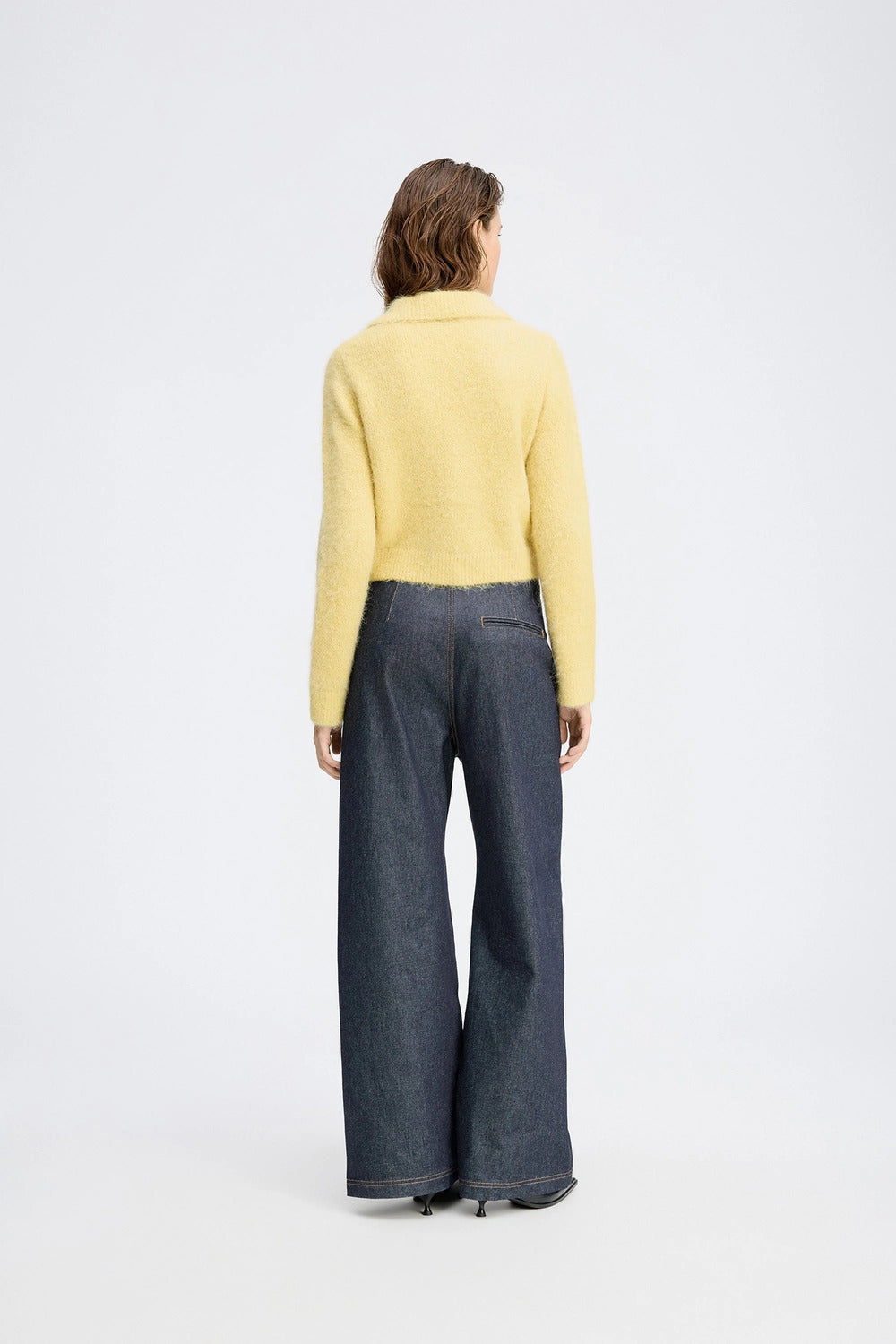 MUNTHE Vest Roxas – Lemon-55% alpaca, 24% acrylic, 19% polyamide, 2% elastaan-DAMES TRUIEN & VESTEN-Geel