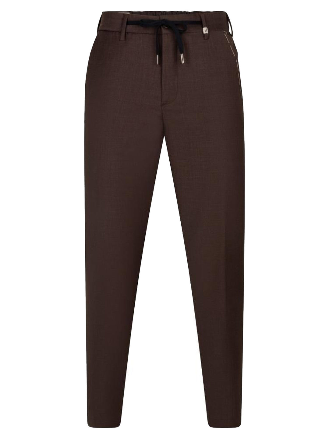Myths Apollo Wol Pantalon – Bruin-52% wol, 43% polyester, 5% elasthaan-HEREN BROEKEN-Bruin