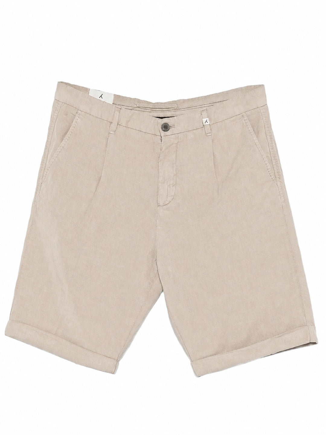 Myths Zeus short – Beige-59% lyocel, 23% linnen, 18% katoen-HEREN BROEKEN-Beige