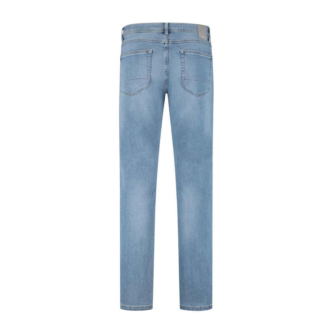 North84 5‑Pocket Indigo Denim – Blauw-92% katoen, 6% elastisch polyamide, 2% elastaan-HEREN BROEKEN-Blauw