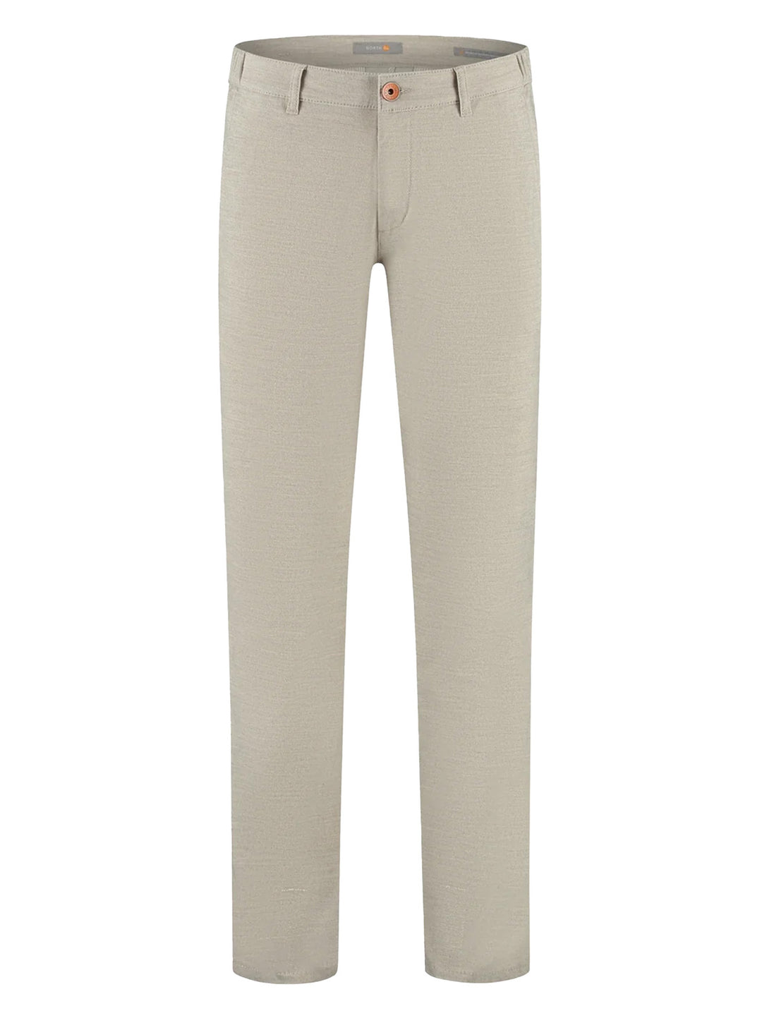 NORTH84 Chino Wool Look – Lichtbeige-57% katoen, 27% polyester, 13% viscose, 3% elasthaan-HEREN BROEKEN-Beige