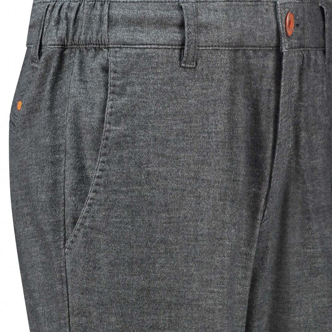 NORTH84 Chino Wool Look – Middelgrijs-57% katoen, 27% polyester, 13% viscose, 3% elasthaan-HEREN BROEKEN-Grijs