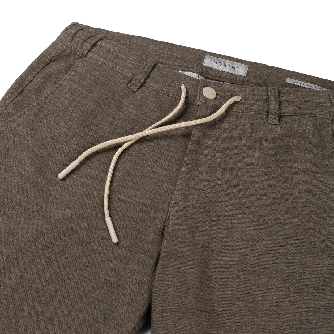 NORTH84 Elegance Chino Slim Fit – Bruin-50% katoen, 32% polyester, 15% viscose, 3% elasthaan-HEREN BROEKEN-Bruin