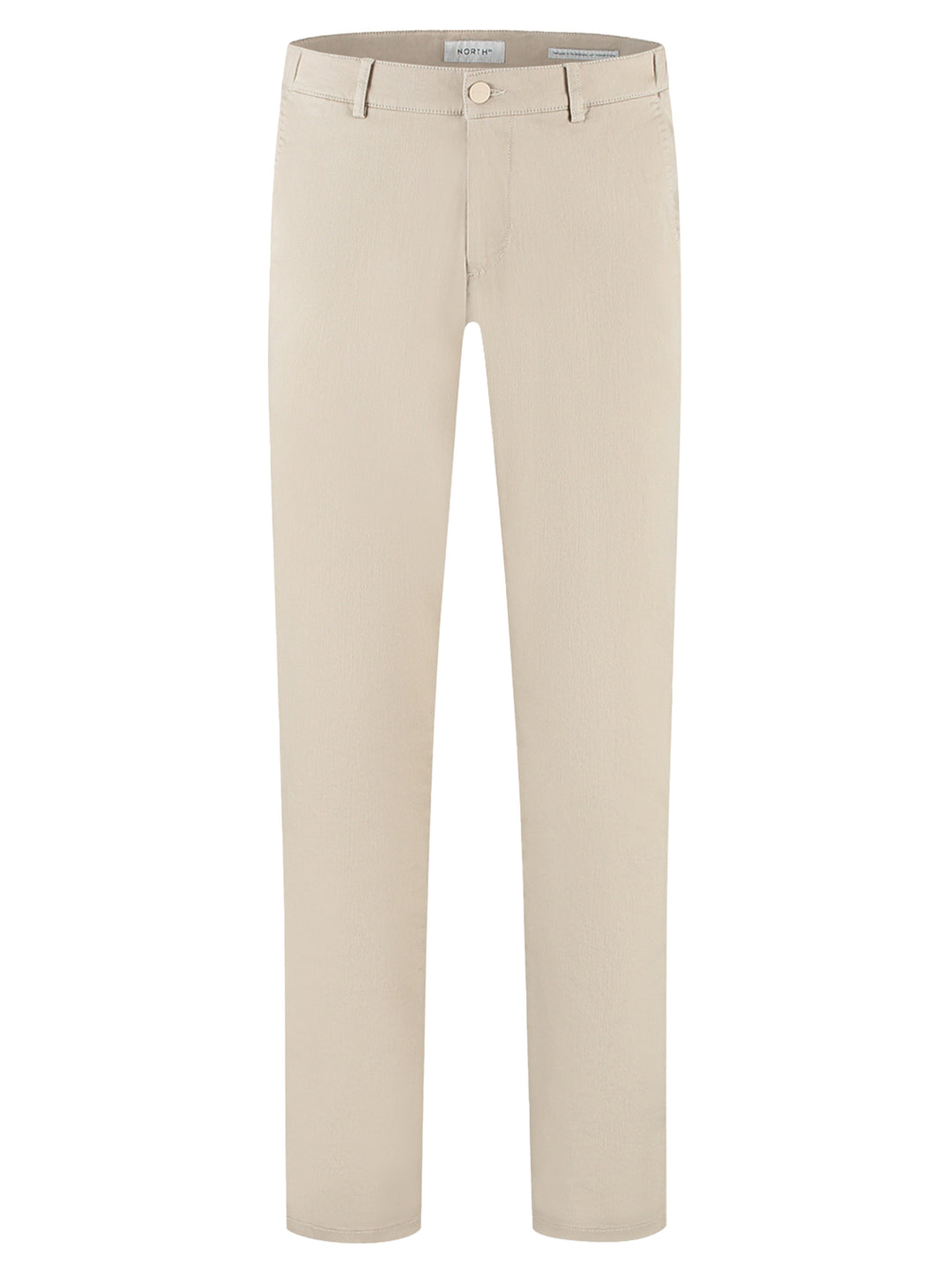 NORTH84 Infinity Flex Chino Slim Fit – Beige-97% katoen, 3% elastaan-HEREN BROEKEN-Beige