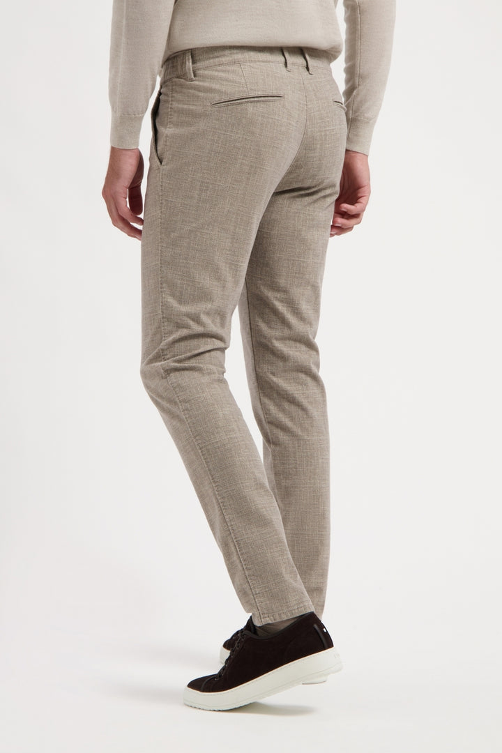 NORTH84 Luxury Chino – Beige-50% katoen, 32% polyester, 15% viscose, 3% elastaan-HEREN BROEKEN-Beige