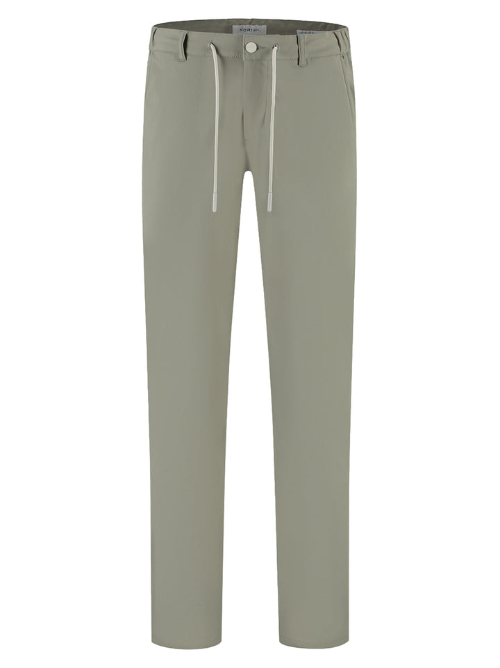North84 Sensitive Travel Collection Slim Fit-74% polyamide, 26% elastaan-HEREN BROEKEN-Groen