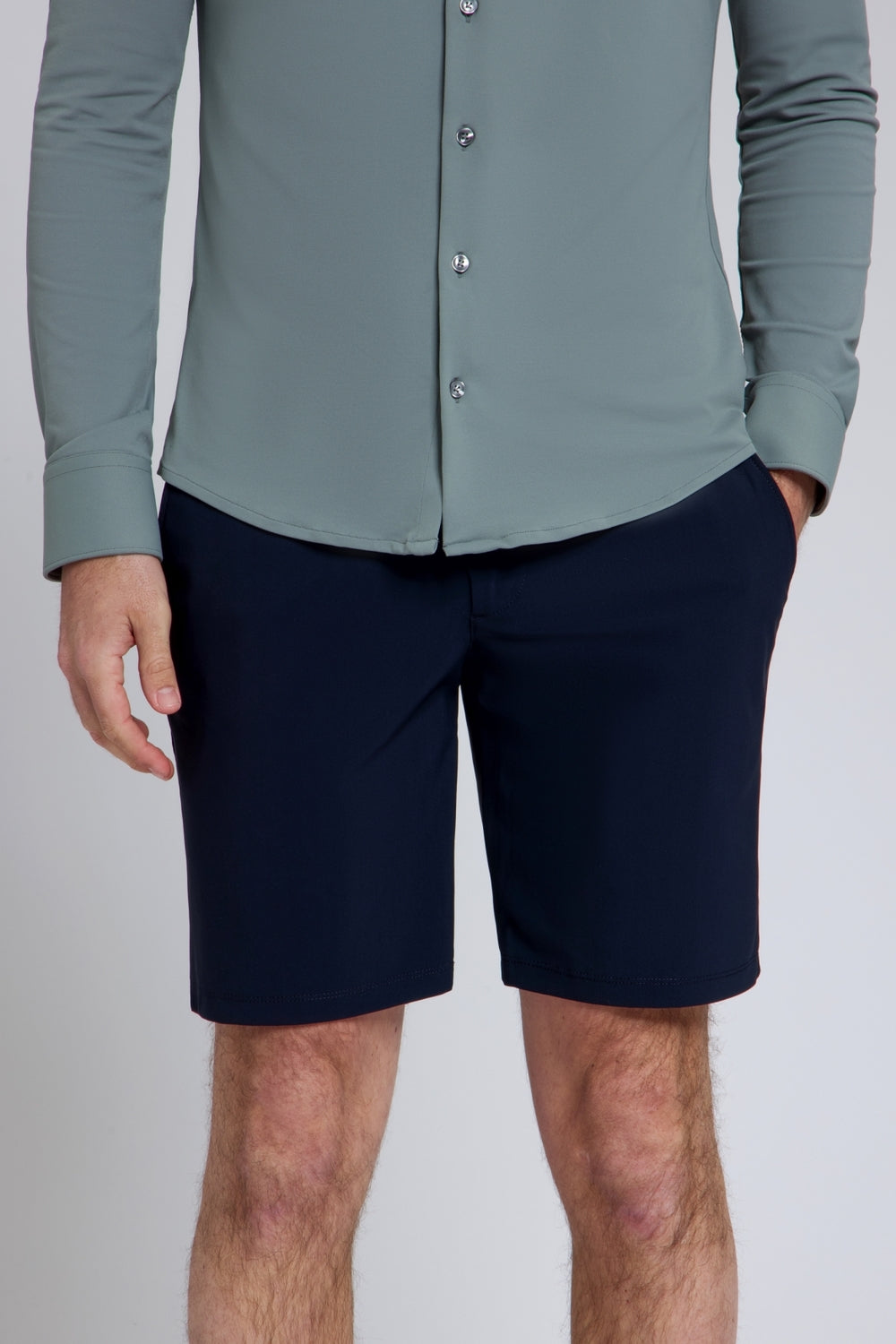 NORTH84 Sensitive Travel Shorts – Blauw-74% polyamide, 26% elastaan-HEREN BROEKEN-Blauw