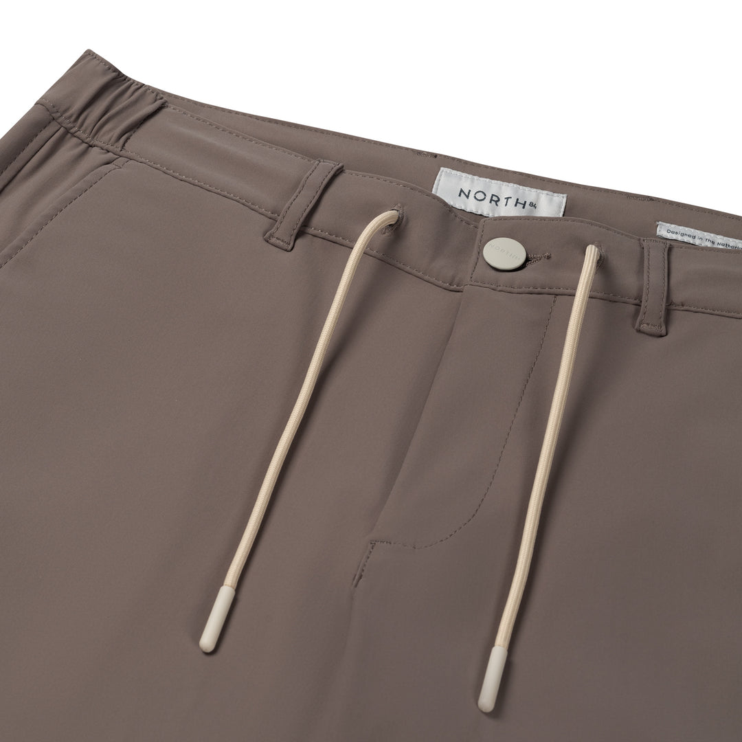 North84 Sensitive Travel Shorts – Grijs-74% polyamide, 26% elastaan-HEREN BROEKEN-Grijs
