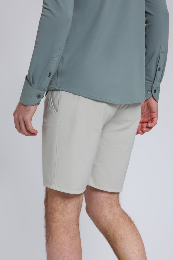 NORTH84 Sensitive Travel Shorts – Grijs-74% polyamide, 26% elastaan-HEREN BROEKEN-Grijs