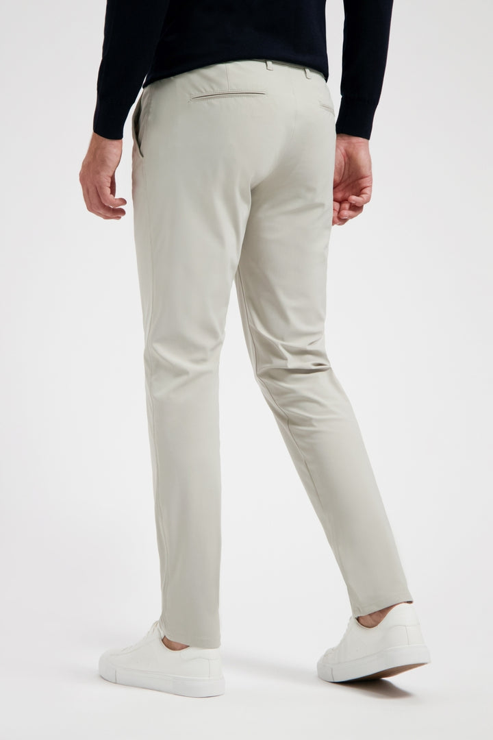 North84 Sensitive Travel Slim Fit Pantalon – Beige-74% polyamide, 26% elastaan-HEREN BROEKEN-Beige