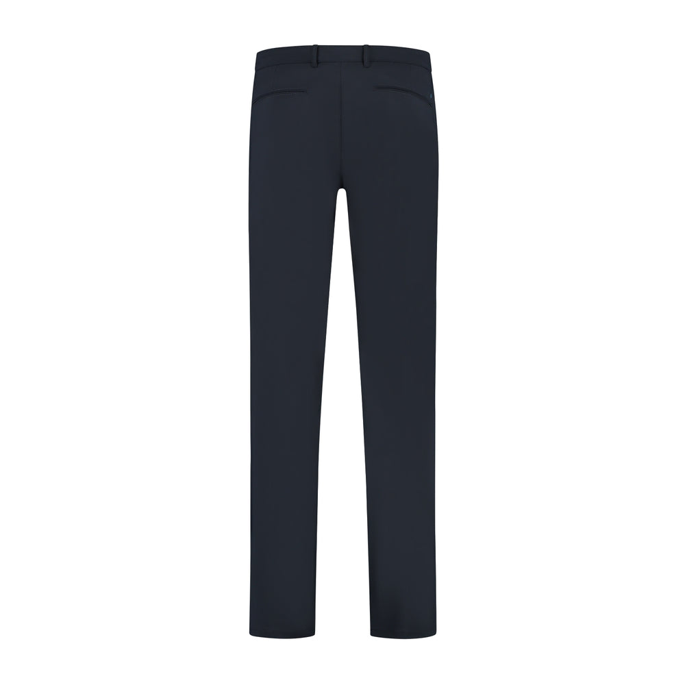 North84 Sensitive Travel Slim Fit Pantalon - Blauw-74% polyamide, 26% elasthaan-HEREN BROEKEN-Blauw