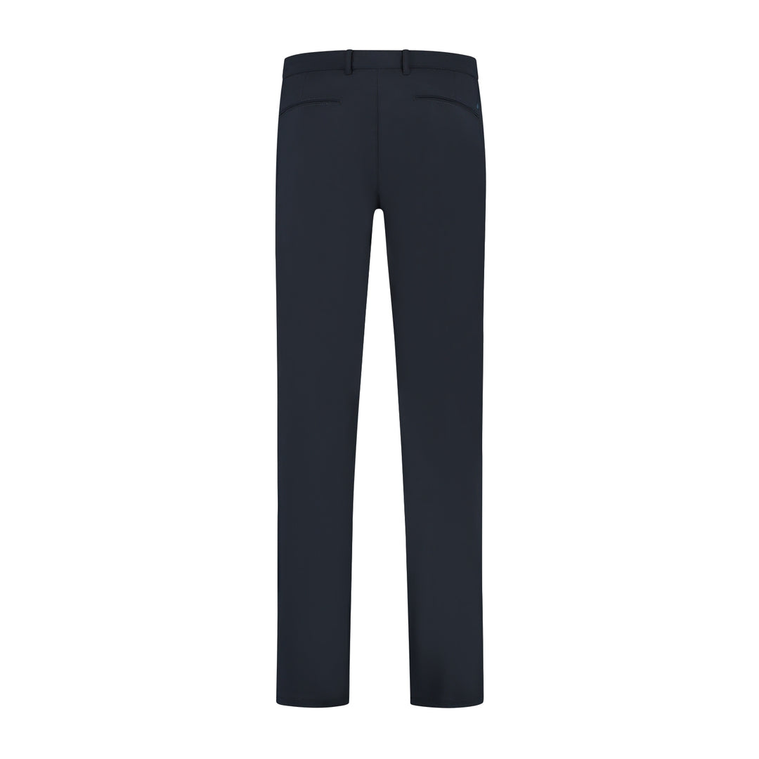 North84 Sensitive Travel Slim Fit Pantalon - Blauw-74% polyamide, 26% elasthaan-HEREN BROEKEN-Blauw