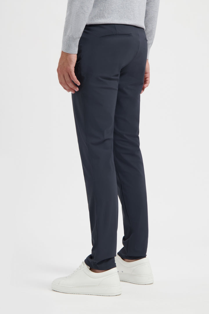 North84 Sensitive Travel Slim Fit Pantalon – Grijs-74% polyamide, 26% elastaan-HEREN BROEKEN-Grijs