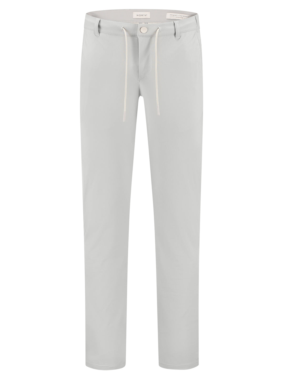 North84 Sensitive Travel Slim Fit Pantalon - Grijs-74% polyamide, 26% elastaan-HEREN BROEKEN-Grijs