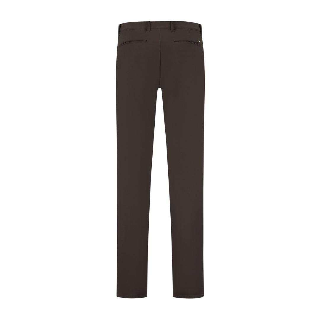 NORTH84 Slim Fit Chino – Bruin-74% polyamide, 26 % elastaan-HEREN BROEKEN-Bruin