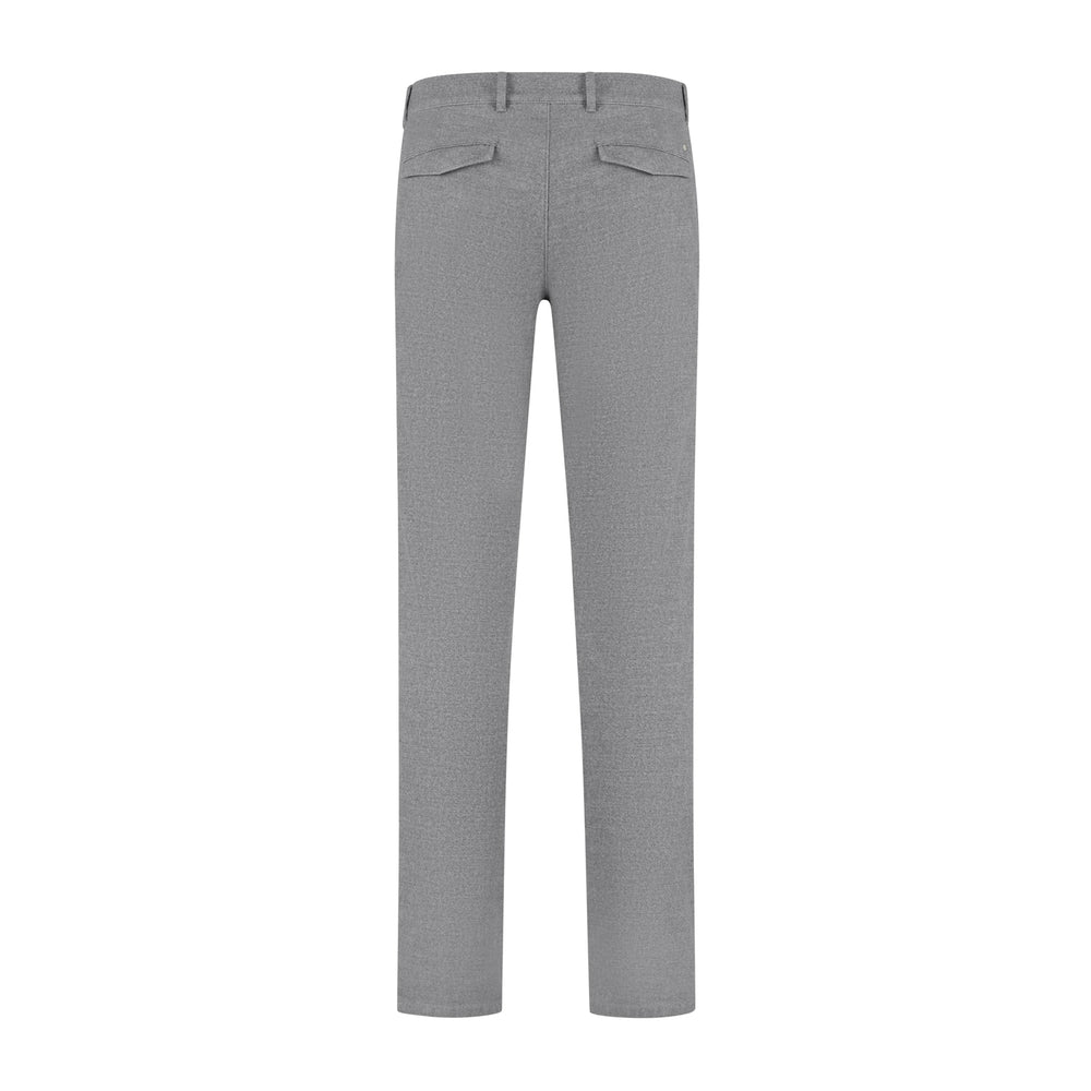 NORTH84 Slim Fit Chino – Grijs-50% katoen, 32% polyester, 15% viscose, 3% elastaan-HEREN BROEKEN-Grijs