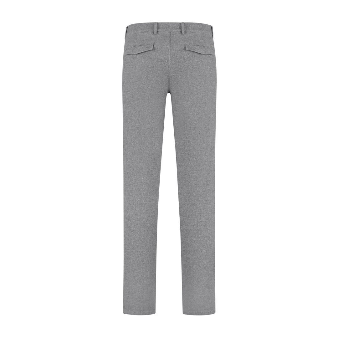 NORTH84 Slim Fit Chino – Grijs-50% katoen, 32% polyester, 15% viscose, 3% elastaan-HEREN BROEKEN-Grijs