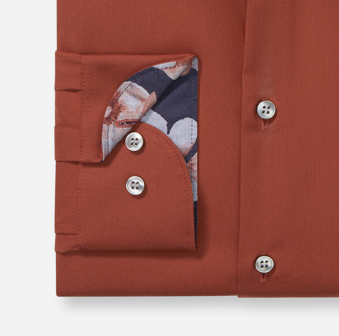 OLYMP Casual Body Fit Shirt – Rood-100% katoen-HEREN SHIRTS-Rood