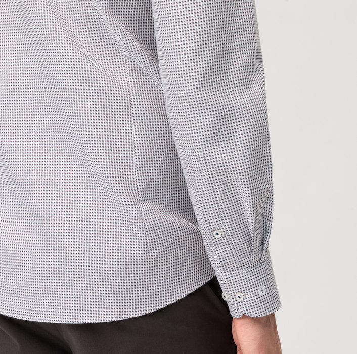 OLYMP Level five body fit-100% katoen-HEREN SHIRTS-Wit