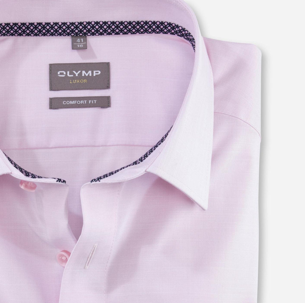 OLYMP Luxor modern fit-100% Katoen-HEREN SHIRTS-Roze