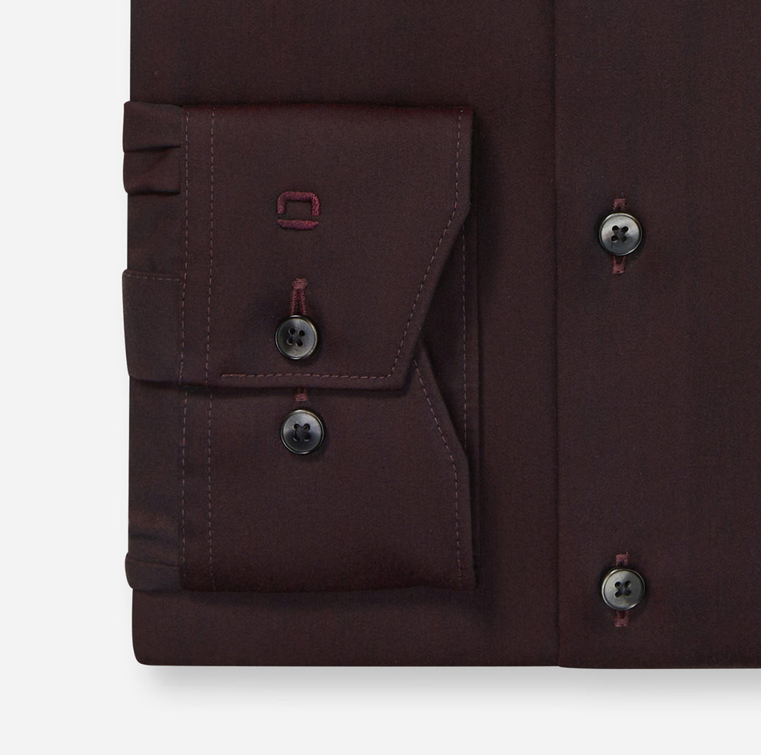 OLYMP Luxor Modern Fit Business Shirt – Paars-100% katoen-HEREN SHIRTS-Paars