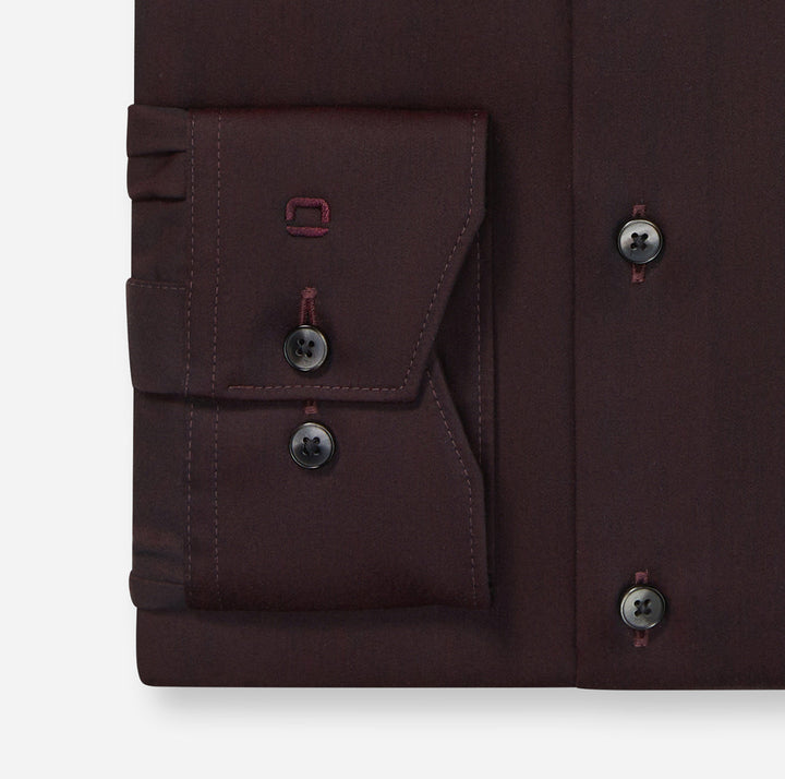 OLYMP Luxor Modern Fit Business Shirt – Paars-100% katoen-HEREN SHIRTS-Paars